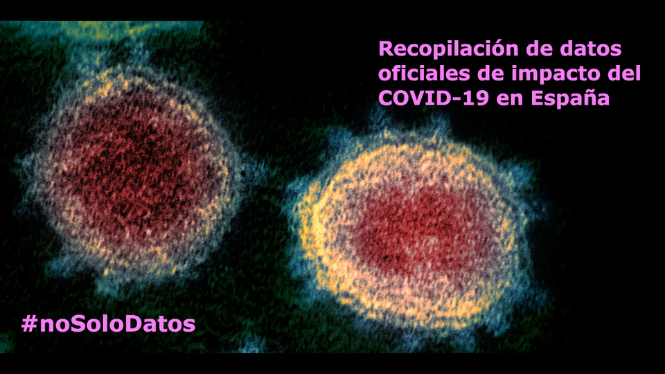 Panel de seguimiento de los datos oficiales de la pandemia